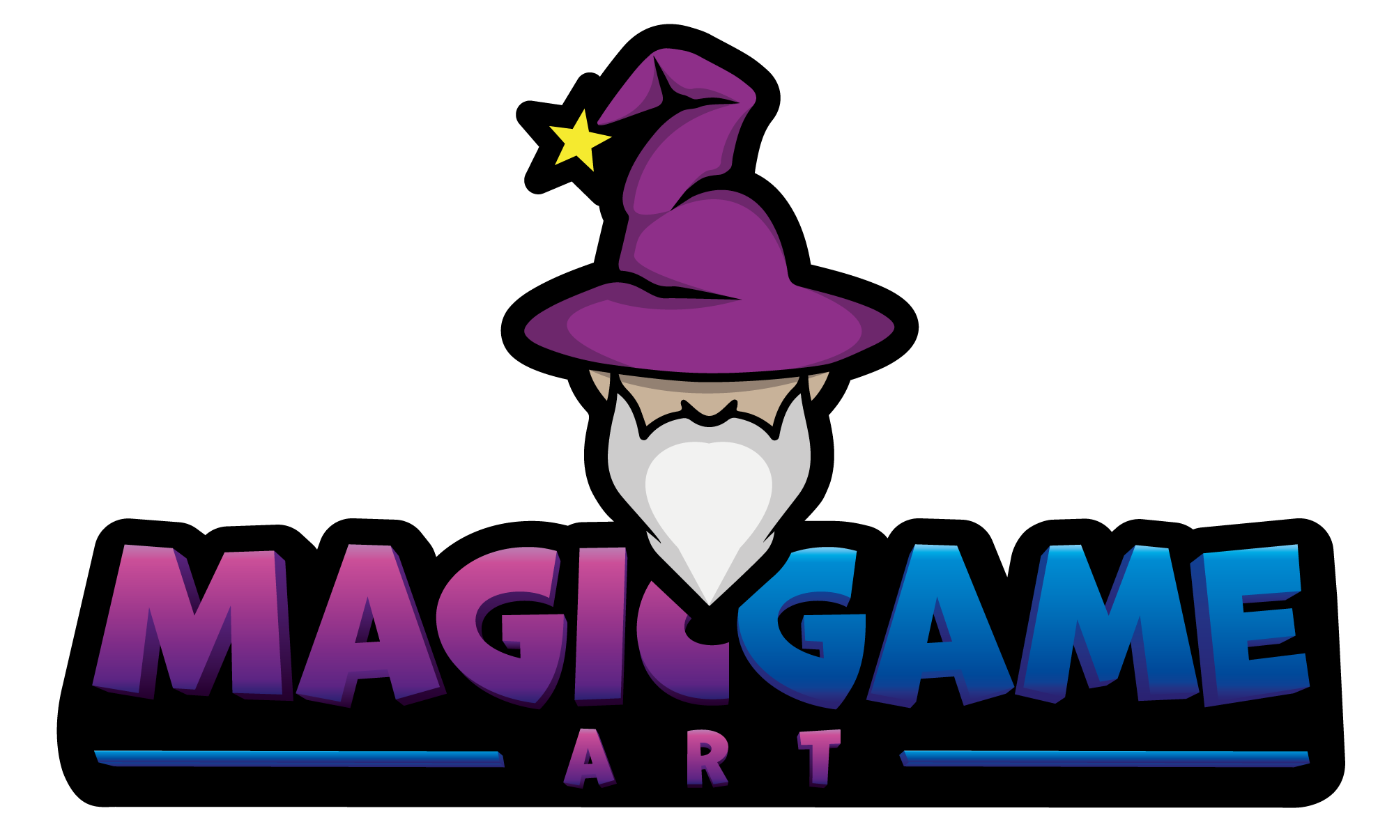 Magic Game Art Logo